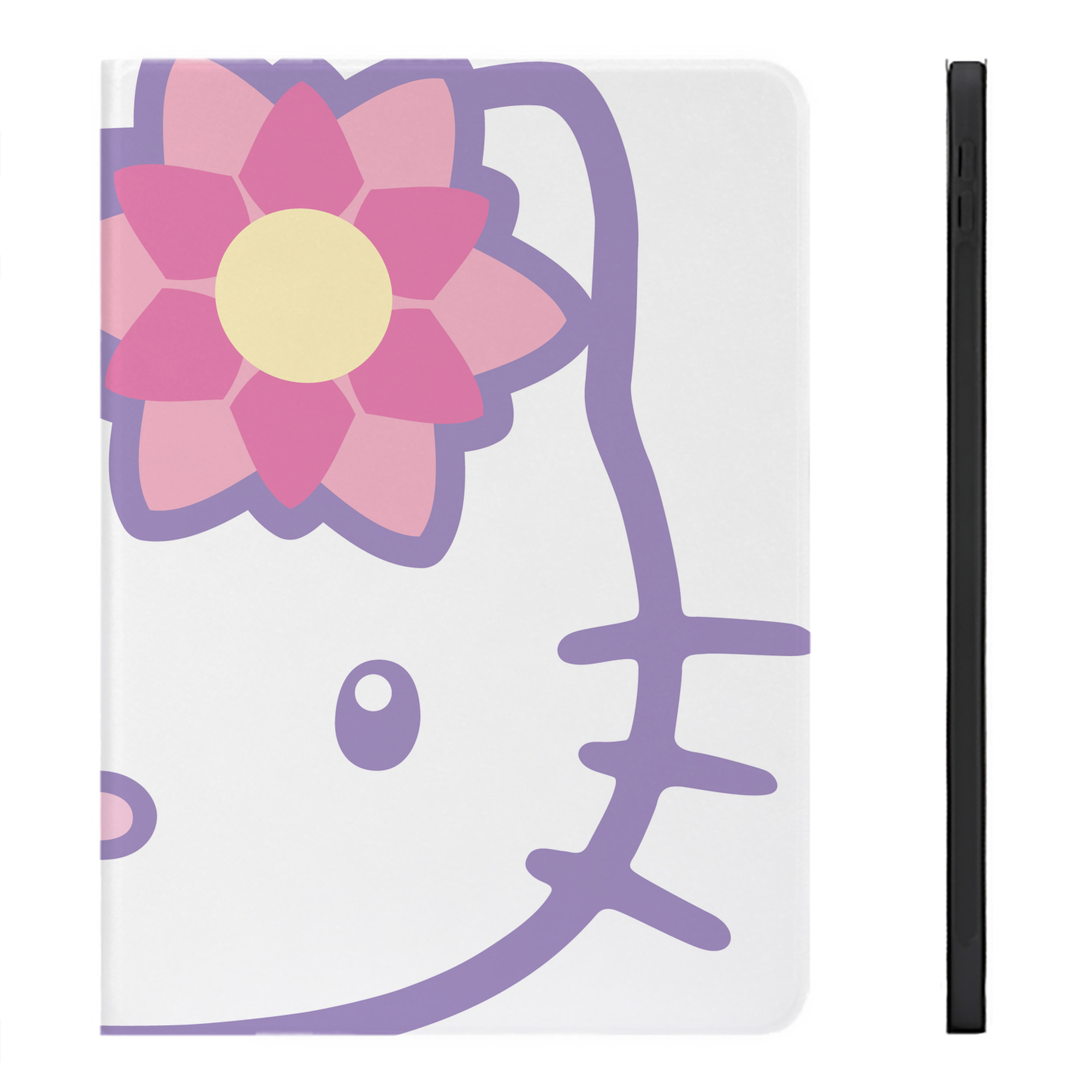 （画像用） Hello Kitty ハローキティ IPadケース ペンホルダー付き ブックスタイルデザイン